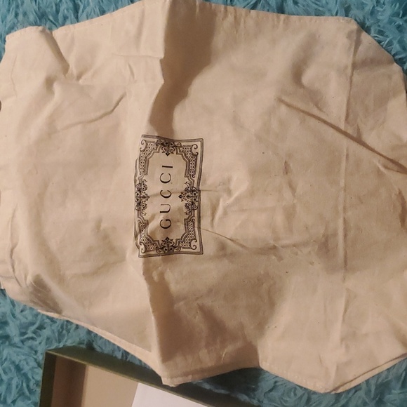 Gucci Black Flat Marmont Leather Thong! Size 39 New in Box - Picture 12 of 17